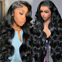 Body Wave 13X6 Lace Front Wigs Human Hair Pre Plucked With Bleached Knots 200 Density Glueless Hd Lace Frontal Wigs Human Hair With Baby Hair 22 Inch
