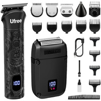 Ufree Beard Trimmer For Men, Foil Shaver Electric Razor, Shavers For Body Face Nose Ear, Cordless Hair Trimmer, Professional Hair Clippers, Mustache Grooming Kit Birthday Gifts For Men