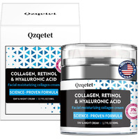 Face Cream Collagen, Retinol & Hyaluronic Acid Cream, 1.7 Fl.Oz Anti-Aging Facial Moisturizer, Daily Moisturizer Face Lotion For All Skin Tapes, Women And Men