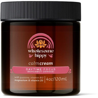 Wholesome Hippy Daytime Focus Calm Cream - Energizing Body Butter With Magnesium, Vitamin B12, Guarana & Bergamot Orange - Moisturizing Wellness Cream For Daily Clarity - 4Oz