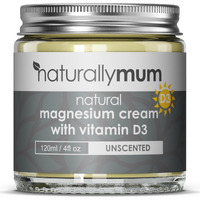 Naturallymum - Magnesium Cream With Vitamin D3 [4 Fl Oz] - Magnesium Calm Cream And Vitamin D Lotion - Magnesium D3 Cream - Calming Cream Magnesium And Vitamin D - Turmeric & Arnica Cream - Unscented