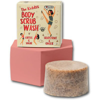 Morava Exfoliating Body Scrub Bar - Natural Coffee & Sugar Body Scrub For Smooth, Nourished & Glowing Skin, Vegan, Cruelty Free Sugar Scrub For Body(Grapefruit And Ginger, 3.17 Oz)