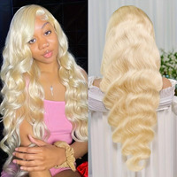 Abhayy 250% Density 613 Lace Front Wig 24 Inch 4X4 Lace Front Wigs Human Hair Body Wave Wigs Human Hair Wigs For Black Women Glueless Lace Frontal Wigs