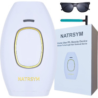 Hair Removal Device For Women And Men, Ipl Laser Hair Removal Device With 5 Energy Levels, For Face, Arms, Legs, Bikini Line, Underarms, And Body