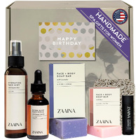 Birthday Gift Set For Women - Bath Gift Set, Body Care Set For Her, Relaxing Spa Kit For Women, Gift Basket For Women, Spa Package, Self Care Kit For Women, Pampering Home Spa Kit For Women By Zaaina