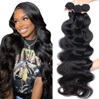 Human Hair Bundles Body Wave(22 24 26 Inch)100% Brazilian Virgin Human Hair Body Wave 3 Bundles Unprocessed Hair Extenisons For Black Women Natural Color