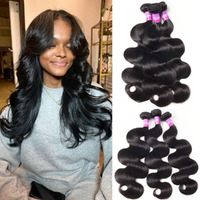 12A Human Hair Bundles 300G Body Wave Bundles Human Hair Extensions 18 20 20 Inch Brazilian Virgin Body Wave 3 Pieces Deals Unprocessed Brazilian Quick Weave Extensions Natural Black
