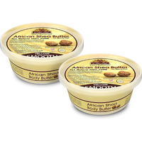 Okay Yellow Shea Butter For Hair And Skin - Raw African Shea Butter For Women And Men, Daily Moisturizer For Face And Body, Helps With Stretch Marks, Soothes Dryness - 7.5 Oz Jar (Pack Of 2)