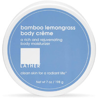 Lather Body Cream - Bamboo Lemongrass Whipped Body Butter - Rich Daily Body Moisturizer For Deep Hydration - Nourishing & Non-Greasy For Long Lasting Moisture - Essential Oil Blend - 7 Oz