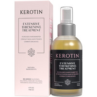 Kerotin Hair Thickening Spray With Keratin For Fine & Thin Hair Growth In Women, Heat Protectant, Repair Mist For Volume, Body & Shine, Diameter Booster, Natural, Sulfate & Cruelty Free, Made In Usa