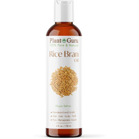 Rice Bran Oil 4 Fl. Oz. - 100% Pure & Natural Carrier Oil For Skin, Face, Body, And Hair Moisturizing. Great For Diy Creams, Lotions, And Lip Balms.
