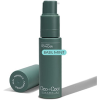 Cleo+Coco - Natural Dry Shampoo Powder - For Body & Hair - For Women - Absorbs Odor & Sweat - Essential Oils & Arrowroot Powder - Free Of Talc & Parabens - Pcr - Made In Usa - Basil Mint - 4Oz