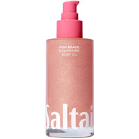 Saltair Shimmering Body Oil - Pink Beach Scented Dry Oil Moisturizer With Light-Reflecting Pearl Pigments. Moisturizing Glow For All Skin Types - 4 Fl Oz