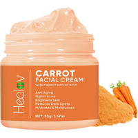 Carrot Cream - Skin Brightening Cream For Age Spots, Hyperpigmentation, Intimate Areas - Dark Spot Remover, Reduces Acne, Scars, & Evens Tone - Anti-Aging Face & Body Lotion For Brighter, Glowing Look