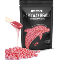 Makupala Unscented Hard Wax Beads Bulk, 3Lb Unscented Spa Waxing Beads For Sensitive Skin, Brazilian Waxing, Body, Bikini, Back, Leg, Underarms, Facial, Coarse Hair Removal, Natural Wax Beans Refill