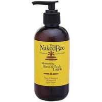 The Naked Bee Nourishing Body Lotion For All Skin Types (8 Oz) Moisture Replenishing Lotion For Dry Skin With Nag Champa Sandalwood & Indian Massala