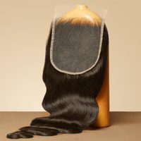 Triippy Raw Hair 6X6 Hd Lace Closure Body Wave More Less Shedding Than Regular Virgin Hair,0.10Mm Ultra-Thin 6X6 Swiss Real Hd Lace With 100% Raw Cambodian Human Hair(22 Inch)