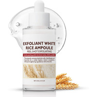 White Rice Peeling Ampoule, Soft Exfoliating Face&Body Scrub, Rice Ampoule Face Exfoliator Pore Minimizer For Face, Dead Skin Remover Moisturizing, Travel-Friendly For All Skin Types