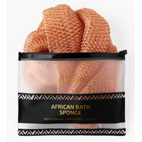 African Net Sponge Authentic - Exfoliating Back Scrub Bath Sponge With Knots - Afro Scrub Body Scrubber Exfoliator Washcloth - African Body Care Daily Use Shower Essentials