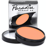 Mehron Makeup Paradise Makeup Aq Pro Size | Stage & Screen Performance, Face & Body Painting, Beauty, Cosplay, And Halloween | Water Activated Face Paint, Body Paint 1.4 Oz (40 G) - Pastel Orange