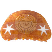 Novelty Boho Sun Hair Clip,Acetate Claw Clips,Big Hair Clips For Women,Funny Hair Clips For Girl,Gold
