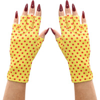 Maniglovz - The Original Upf 50+ Uv Light Protective Nail Gloves | Gel Manicure Gloves And Anti Uv Fingerless Gloves For Women | Can Be Used As Sun Protection Gloves For Driving | Happy Daze