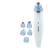 Microdermabrasion Machine - Appolus Premium Diamond Microdermabrasion Device Tool For Flawless Glowing Skin - Blackheads Remover - 2 Diamond Tips - 5 Heads