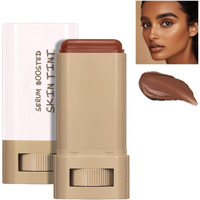 Beauty Balm Serum Boosted Skin Tint, Solid Tinted Serum Boosted Skin Tint Balm, Facial Color Correct, Radiant & Dewy Finish, Face Tinted Foundation, Contour Stick For Face Makeup (#02)
