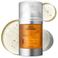 Oganacell Derx Revitalizing Facial Cleanser With Peptides & Walnut Microbeads - Gentle Exfoliating Gel For All Skin, 120Ml