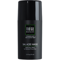 Tiege Hanley Salicylic Acid Cleanser For Men - Gentle & Deep Cleansing Face Wash For Clear Skin - Prevent Breakouts & Helps Control Oil Production, Minimizing Blackheads & Reduce Pore Size