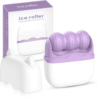 Lmuwecno Ice Roller For Face And Eyes,Multi-Functional Facial Skin Care Tools With 2 In 1 Face Roller,Massager Roller Tools, Self Care Gifts For Men Women