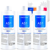 Ymeyfan As1 Solution For Hydrate Facial Machine (English Ver.), As1 Sa2 Ao3 Aqua Peeling Solution For Hydrogen Oxygen Facial Machine, Nourishing Exfoliate Serums For Face Skin Care(400Ml X 3Bottles)