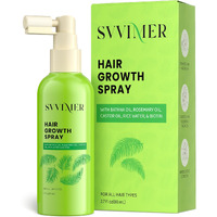 Svvimer Hair Growth Serum Spray - With Rosemary Batana Oil Biotin For Hair Loss And Thinning - Thicker Fuller Longer - For Women And Men 2.7 Fl Oz (Pack Of 1)