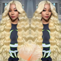 30 Inch 613 Wear And Go Glueless Wigs Human Hair Pre Cut 4X4 613 Body Wave Lace Front Wig 200 Density Glueless Blonde Wig Human Hair 613 Hd Lace Frontal Wigs For Women