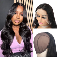 Einbeauty Pre-Sewn 13X4 Frontal Hd Lace With Elastic Cap - Body Wave Human Hair Frontal With Baby Hair, Bleach & Dye Friendly, Beginner Friendly 14 Inch Natural Black