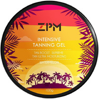 Extreme Dark Intensive Tanning Gel,Dark Tanning Gel For Outdoor Sun, Natural Intense Tanning Butter With Watermelon Scent For Faster Darker Tan,Vegan And Cruelty-Free, Spf0 100G