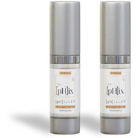 The Phix Philler Peptide Serum - Advanced Anti Aging Face Tightening Serum For Fine Lines And Wrinkles, Hydrating Peptides Facial Formula For Skin, With Argireline + Tripeptides; Vegan (2-Pack)