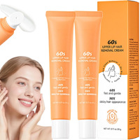 2Pcs Hair Removal Cream For Women, 2025 New Gentle Facial Hair Removal Cream, Painless Hairs Removers, For Face, Upper Lip, Chin, For All Skin Types