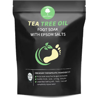 Tea Tree Oil Foot Soak With Epsom Salt - Pedicure Foot Spa For Toenail Fungus Treatment, Nail Discoloration, Stubborn Foot Odor And Itchiness -16 Oz