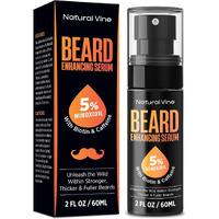 5% Minoxidil Beard Growth Oil For Men: Minoxidil For Men Beard Hair Regrowth Serum With Biotin And Caffeine - Unleash Your Wildness With Stronger Thicker Fuller Beard 2 Fl Oz/60Ml