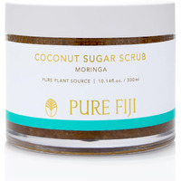 Pure Fiji Coconut Sugar Body Scrub, Moringa (10.14 Oz /300Ml)