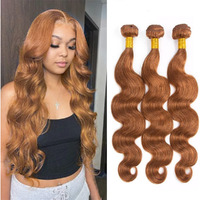 24 26 28 Inch Brown Bundles Body Wave Human Hair Bundles Color 30 Brown Body Bundles Human Hair Double Weft Wet And Wavy Bundle Hair For Black Women Boby Wave Bundles Human Hair