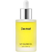 De:Maf My Glow Oil - 100% Natural Face Oil For Sensitive & Oily Skin, Hydrating & Non-Comedogenic With Jojoba, Macadamia & Vitamin E - Lightweight Facial Oil For Dry Skin