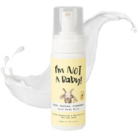 I'M Not A Baby! Kids Face Wash Facial Cleanser - Gentle Goat Milk Formula For Sensitive Skin, Deep Hydration, Tear-Free, Hypoallergenic & Nourishing Care, 5.07 Fl Oz (1)