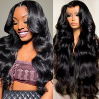 Pevrvfe 13X6 Lace Front Wigs Human Hair Pre Plucked With Baby Hair 200 Density Body Wave Hd Lace Front Wigs Human Hair 22 Inch Lace Frontal Wigs For Black Women Human Hair Natural Color Glueless Wig