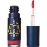Brush On Block Sun Shine Protective Lip Oil Spf 30, Mineral Protection From Uva/Uvb & Blue Light, Hydrating, Cruelty-Free, Gluten-Free, & Vegan, Peony