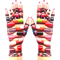 Maniglovz - The Original Upf 50+ Uv Light Protective Nail Gloves | Gel Manicure Gloves And Anti Uv Fingerless Gloves For Women | Can Be Used As Sun Protection Gloves For Driving | Nails B4 Males