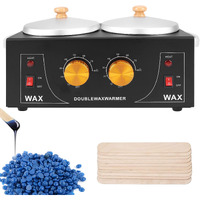 Upgraded Double Non-Stick Wax Warmer, Professional Electric Paraffin Heater With Adjustable Temperature For Facial, Skin Spa Equipment
