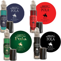 Mobetter Fragrance Oils Pola Men Cologne Body Oil Set 4 Piece 1/3 Oz Roll On Glass Bottles