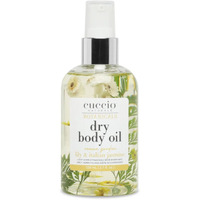 Cuccio Naturale Dry Body Oil - Roman Garden Lily & Italian Jasmine (3.7 Oz) - Real Flower Infused, Fast Absorbing, Non-Greasy Moisturizer For Soft, Radiant Skin